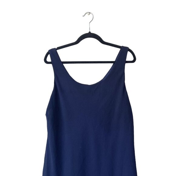 Cattiva New York Dress Size 10 Vintage 80's Midi A-line Crepe Tiered Ruffle - Picture 2 of 7